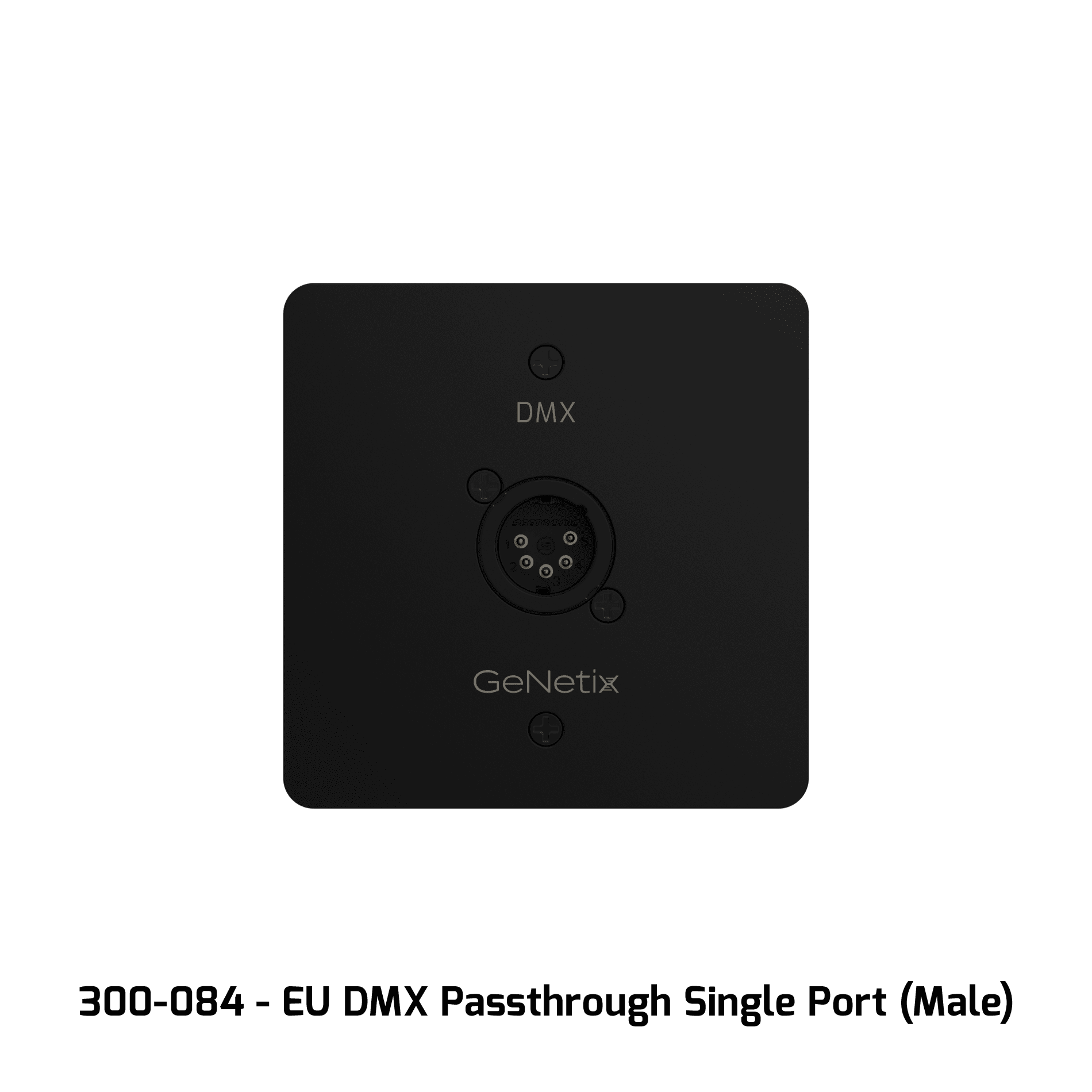 CHAMSYS Genetix DMX Passthrough Wall Plates Single/Dual Port - зображення 1
