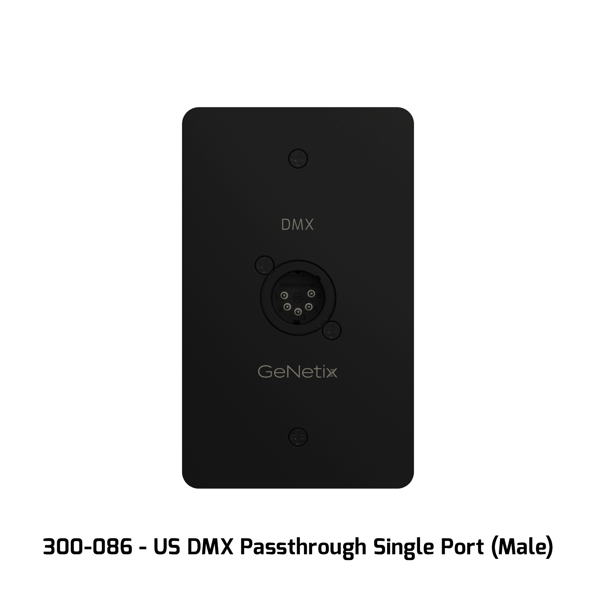 CHAMSYS Genetix DMX Passthrough Wall Plates Single/Dual Port - зображення 2