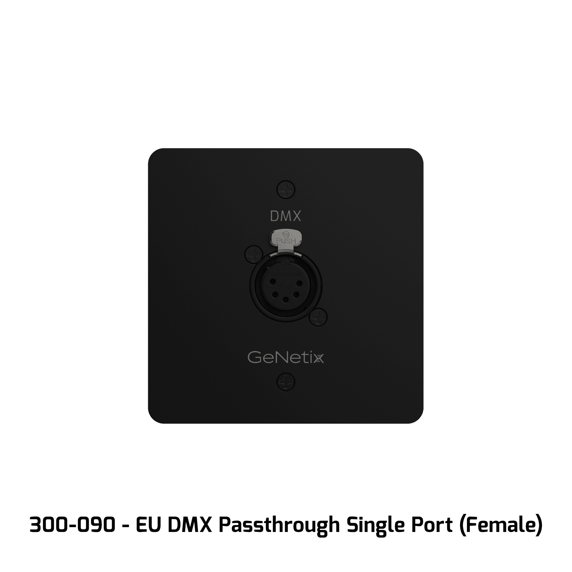CHAMSYS Genetix DMX Passthrough Wall Plates Single/Dual Port - зображення 5