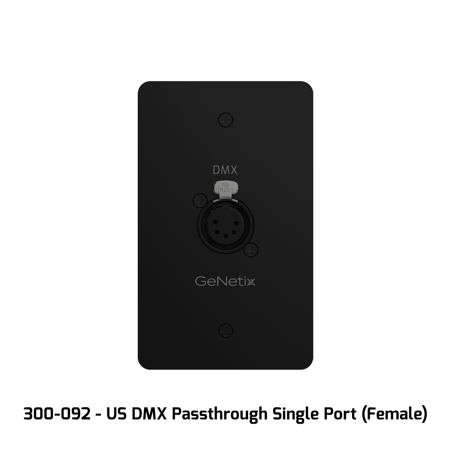 CHAMSYS Genetix DMX Passthrough Wall Plates Single/Dual Port - зображення 6