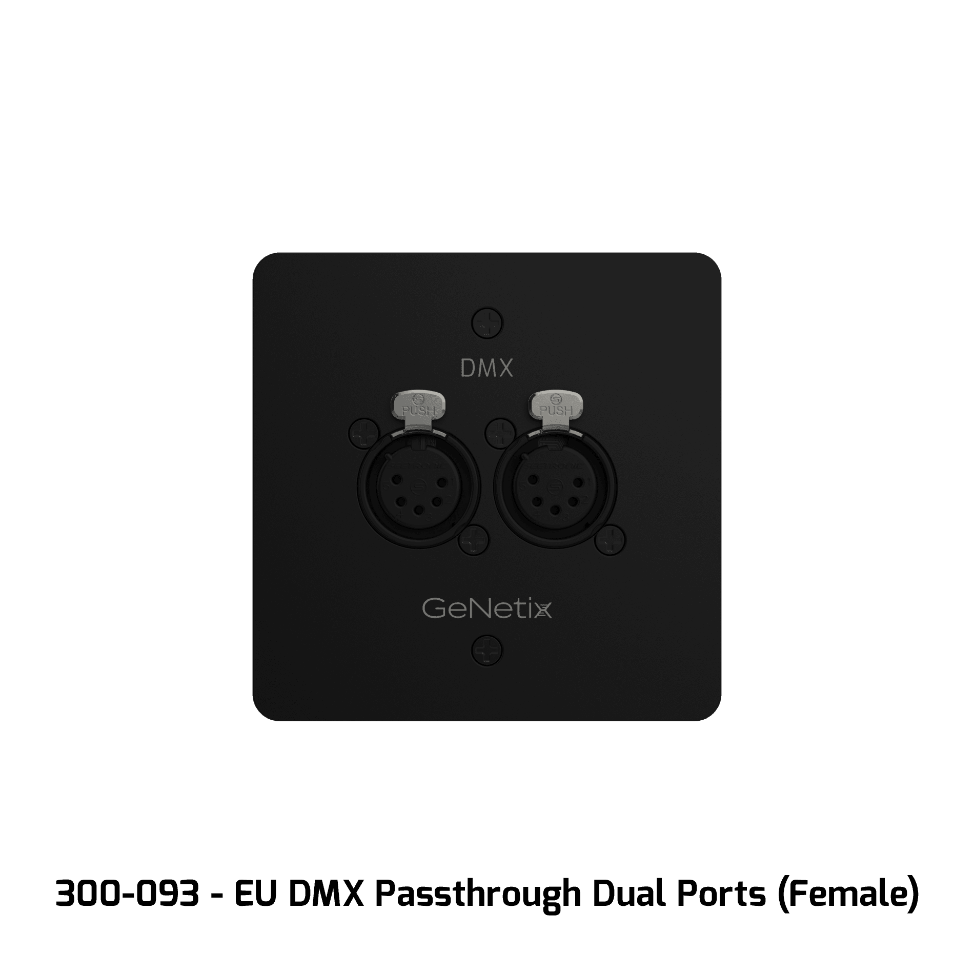 CHAMSYS Genetix DMX Passthrough Wall Plates Single/Dual Port - зображення 8