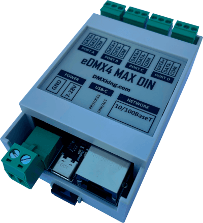 DMX King eDMX4 MAX DIN - зображення 1