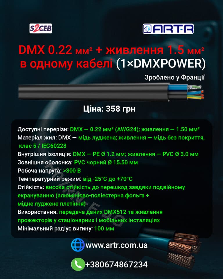 CAE S2CEB 1×DMXPOWER - зображення 1